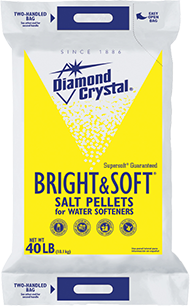 Bright and Soft water softener salt pellets 40 lbs